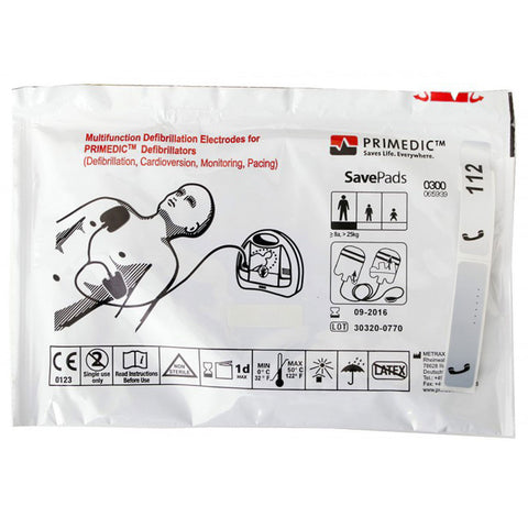 HeartSave AS elektroder, vuxen