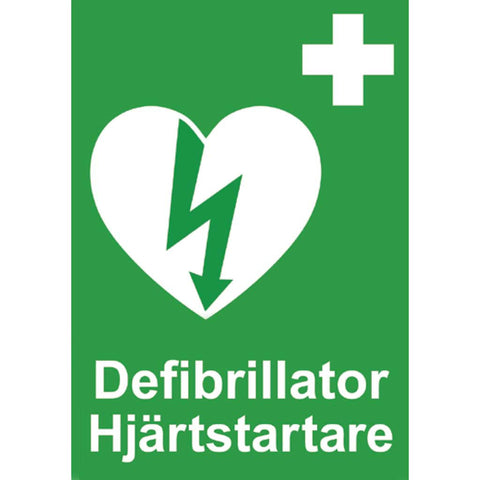 Klisterdekal hjärtstartare