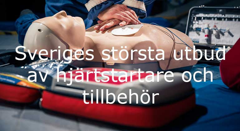 Sveriges största utbud av hjärtstartare och tillbehör